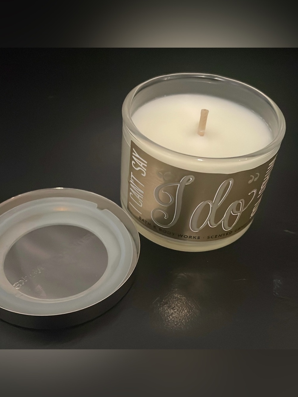 Bath & Body Works I Can’t Say “I Do” Without You Mini Candle - Picture 3 of 4
